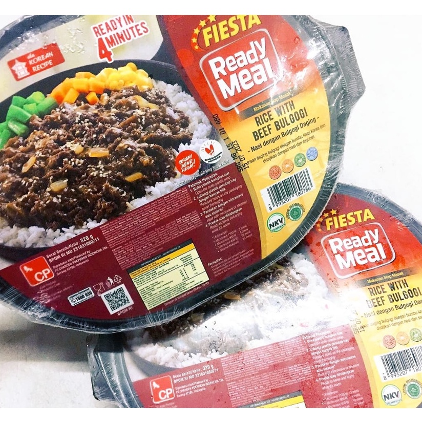 

Ready Meal Rice Beef Bulgogi - Nasi Bulgogi Daging