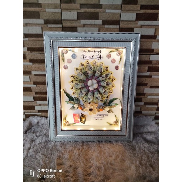1 HARI JADI Mahar Pernikahan Mahar Unik ukuran 30x40 cm-8