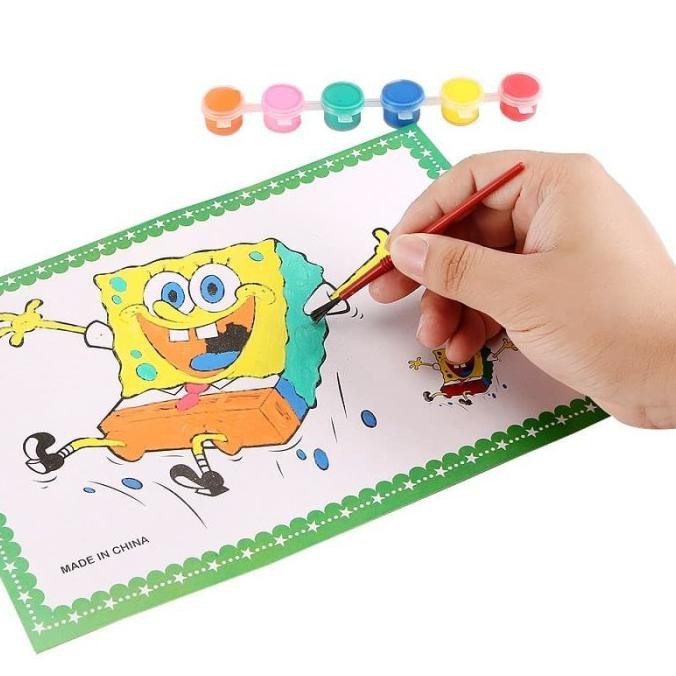

DIY anak-anak , buku gambar anak-anak, keterampilan anak-anak lukis