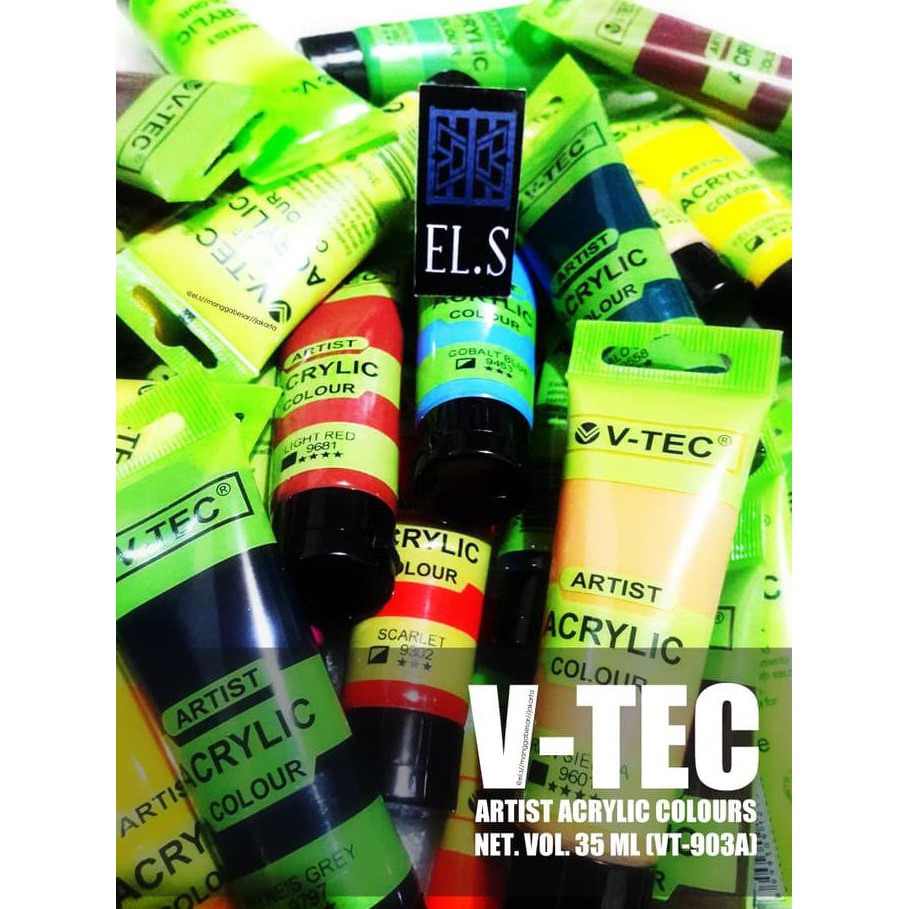 

HOT SALE V-TEC Acrylic Colours 35 ml ( VT-930A)