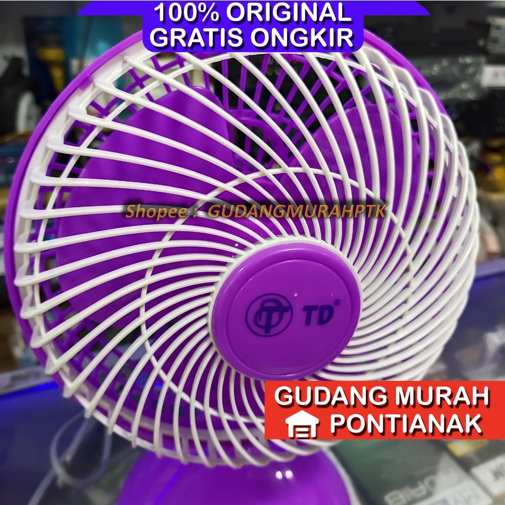 Kipas Angin Meja 6 inci TD TwinDog Desk Fan 6 Inch inci