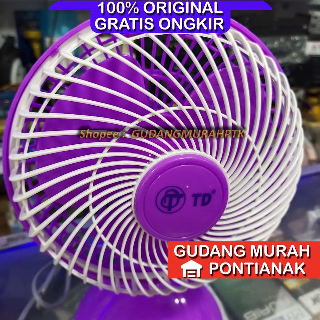 Kipas Angin Meja 6 inci TD TwinDog Desk Fan 6 Inch inci