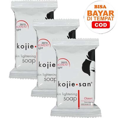 KOJIE SAN Skin Lightening Soap Kojic Acid, Dream White 45 / 65 / 135g Sabun KOJIESAN BPOM