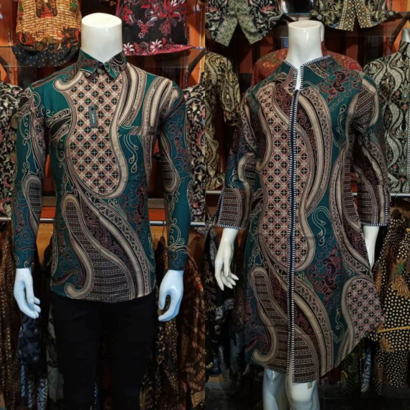Flash Sale Maura Couple - Sania Ruffle Batik Couple | Batik Couple Modern | Couple Batik qxKM96Aumq6wrG