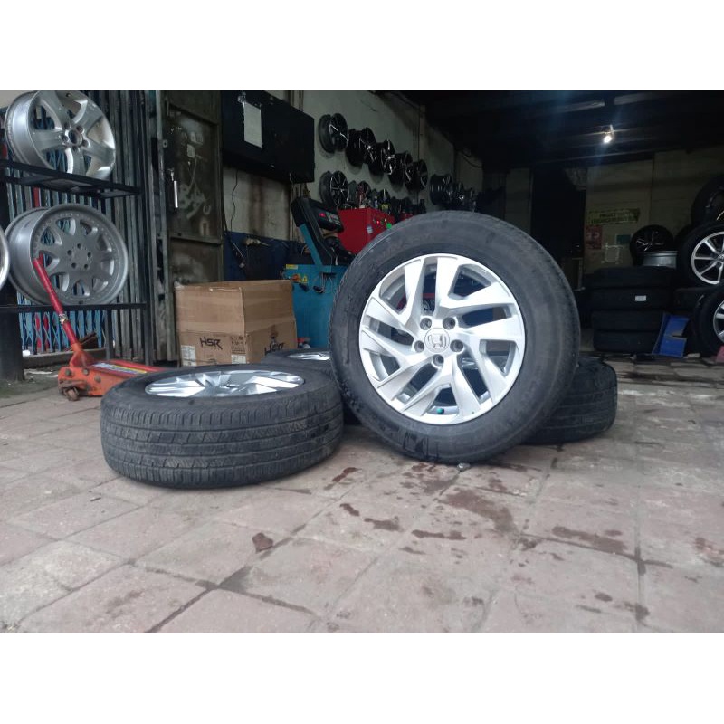 VELG ORIGINAL COPOTAN BEKAS MOBIL CRV RING 17 + BAN 215/65 R17 HRV INOVA