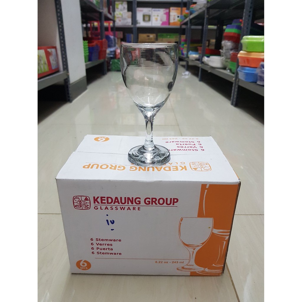 Jual Gelas Kristal Set Water Goblet Kedaung Group Wine Glass Shopee Indonesia 8262