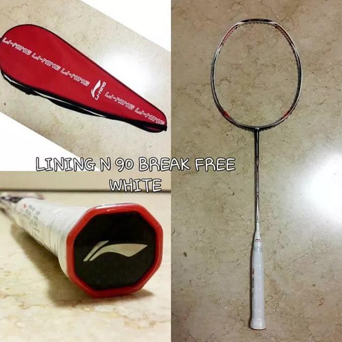 Raket Badminton Lining N90 Iii Break Free Full Carbon Limited