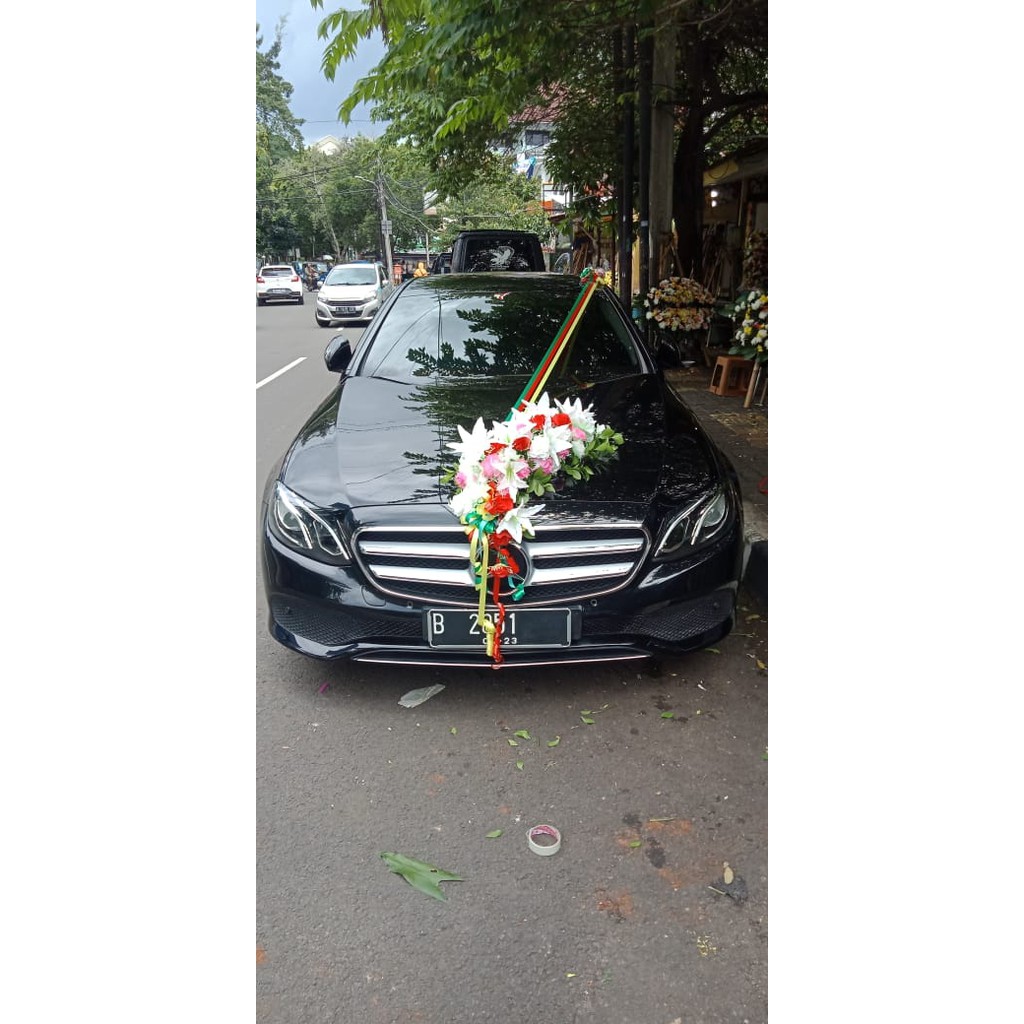 DEKORASI MOBIL PENGANTIN | DEKORASI MOBIL PERNIKAHAN | DEKOR BUNGA MOBIL