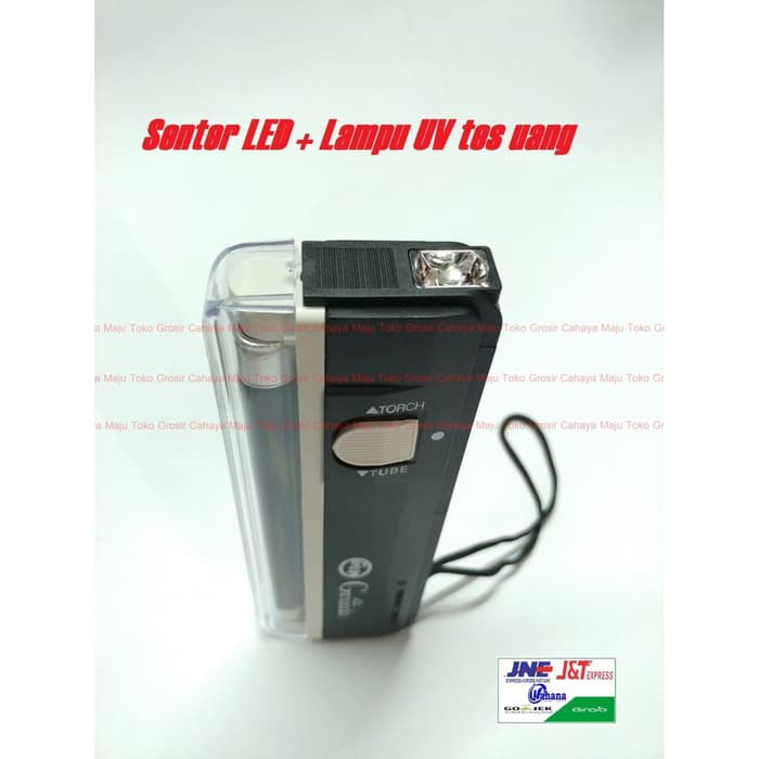 Money Detector Uang Palsu Detektor Bank Toko Portable Lampu uv GAXINDO