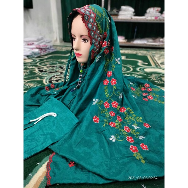 Mukena parasut lajuran