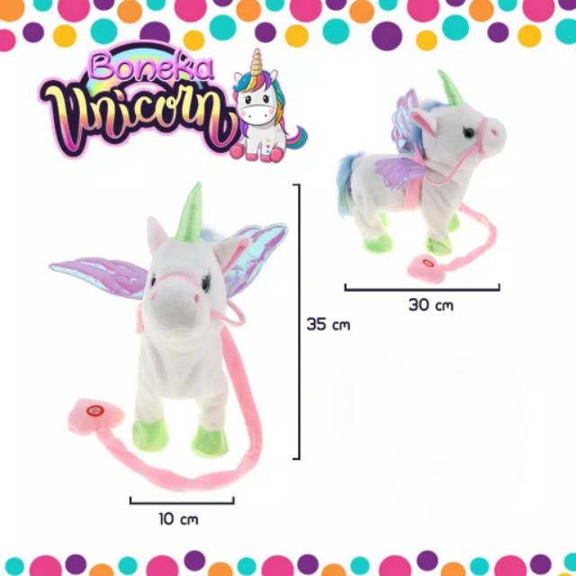 Boneka Anak Unicorn Berjalan Lucky Boy Sunday Original Atau Kado Mainan Anak Boneka Unicorn