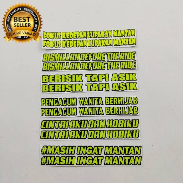  stiker  cutting kata kata PENGAGUM  WANITA  BERHIJAB  