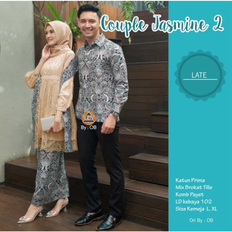 SET COUPLE JASMINE • COUPLE TUNANGAN • COUPLE MODERN • COUPLE FREE SELENDANG