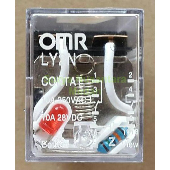 Relay Omron 220v 220 v 8pin 8 pin 8kaki 8 kaki