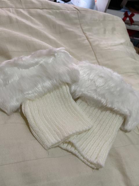 Penghangat Kaki Bulu Leg Warmer