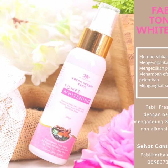 Fabil skincare toner whitening