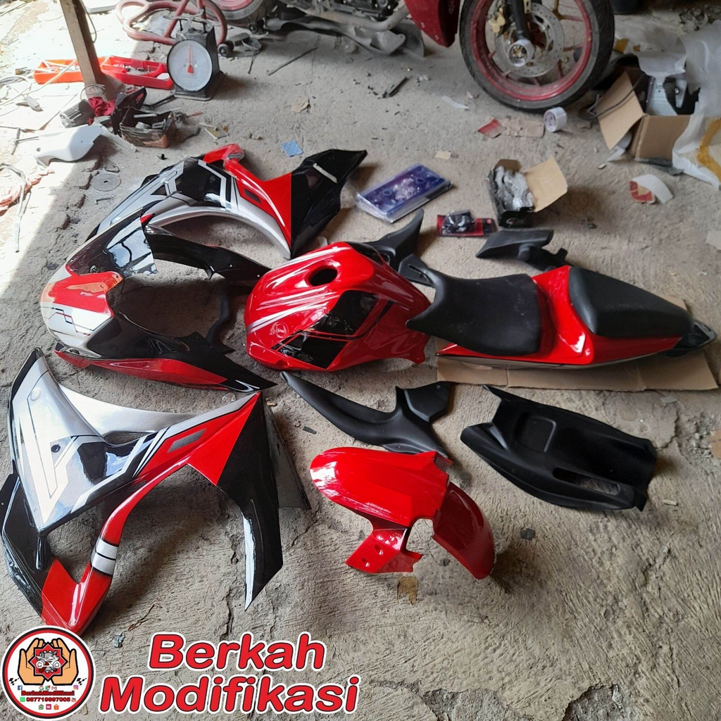 Full Sett Body Fairing Model R25 PNP Yamaha Vixion OLD NVA / NVL dan Vixion R