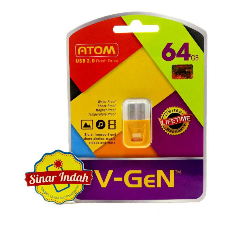 Flashdisk 64Gb Atom Vgen