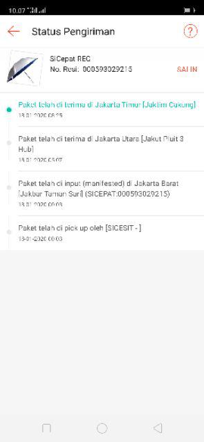 Payung Golf Silver Promosi / Penting Baca Deskripsi