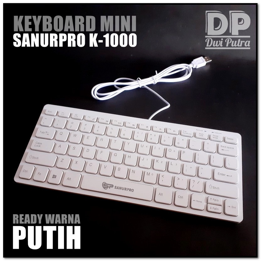 KEYBOARD MINI SANURPRO K-1000 / K-2000 // CHOCOLATE USB K1000 // OFFICE MULTIMEDIA // LAPTOP ANDROID CHOCO