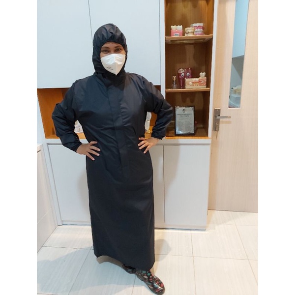 Hazmat Gown reusable waterproof POLOS / Gaun Bedah Coverall POLOS / Gamis Hoodie Hazmat POLOS / APD