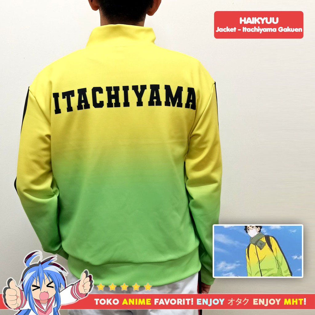 Jaket Anime Full Print Haikyuu Itachiyama Gakuen - Sakusa - myhobbytown