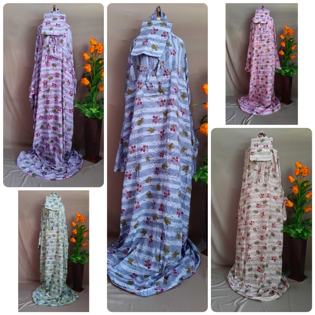 Mukena rayon Terusan Jihan - super jumbo