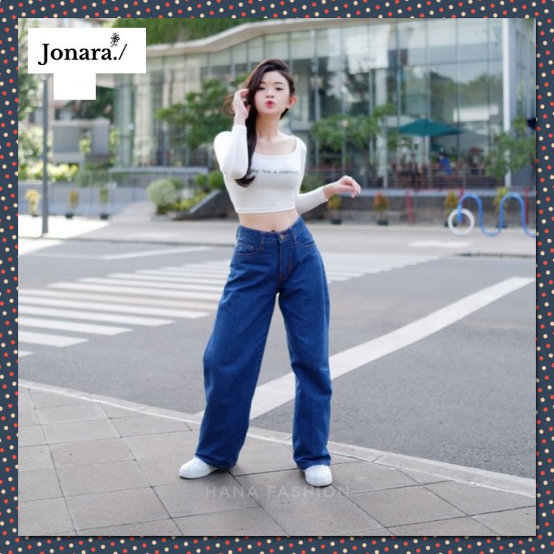 PLAYME CROP TOP KAOS TSHIRT LENGAN PANJANG | ATASAN WANITA CT066