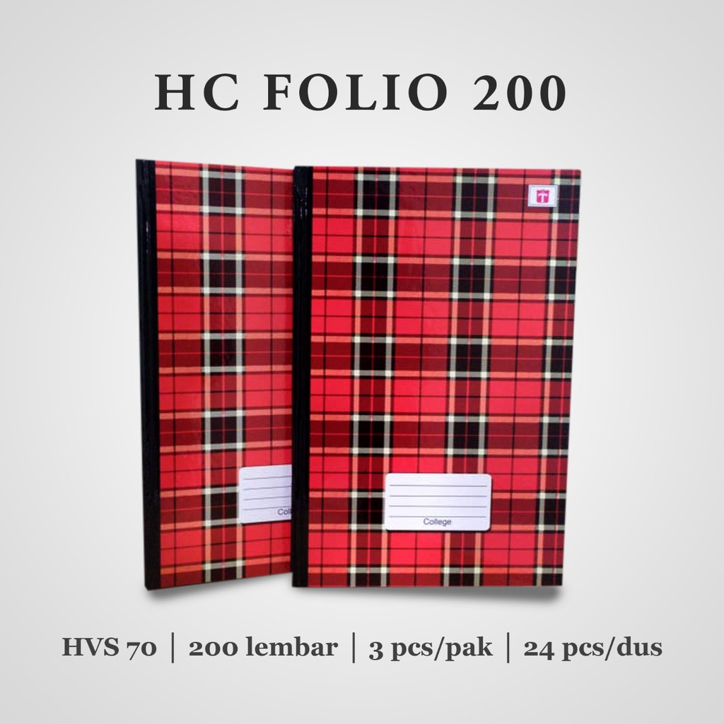 

Tiara Hard Cover Folio 200 Lembar, 70 Gr