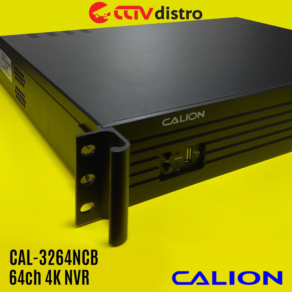 DVR NVR Untuk IP Camera | Support 4ch/8ch/16ch/32ch/64ch/128ch 2MP/5MP/8MP/4K | Calion CAL-4128NEB