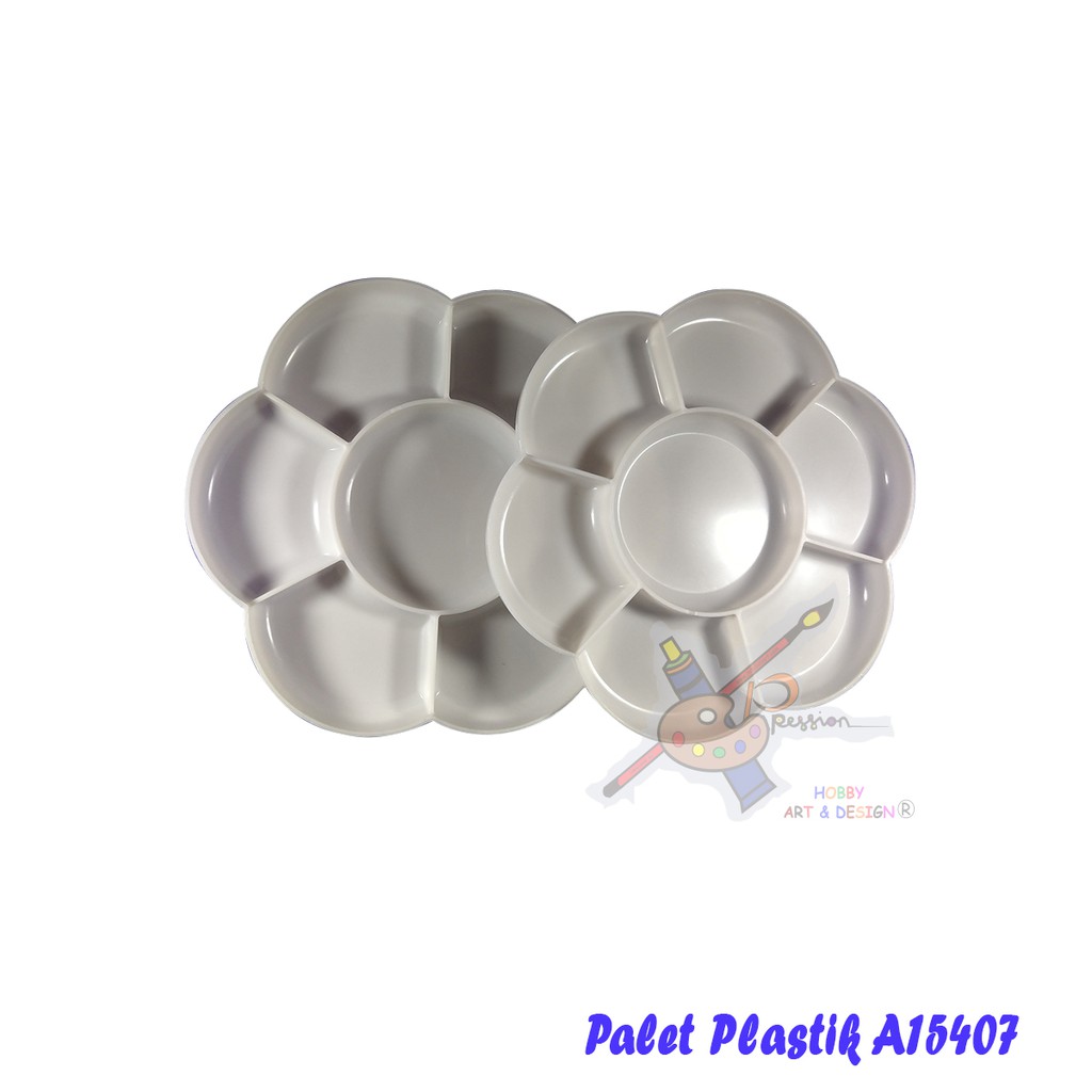 

PALET LUKIS ISI 2 PCS BERBAHAN PLASTIK DOUBLE DIAMETER 7 INCH MERK XPRESSION