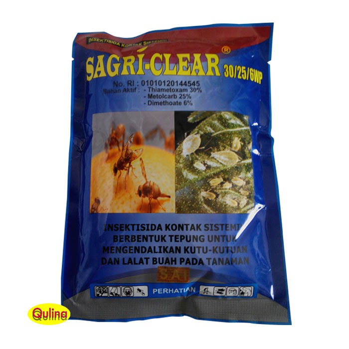 Insektisida Kontak Sistemik SAGRI CLEAR 30 /25 /6 WP 100 gram SAGRIKLIR