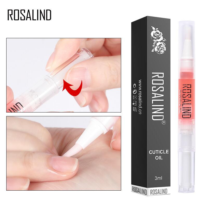 ~AB~ ROSALIND Cuticle Oil dan Softener Pen Pelembut Kutikula Untuk Nail Art dan Manikur