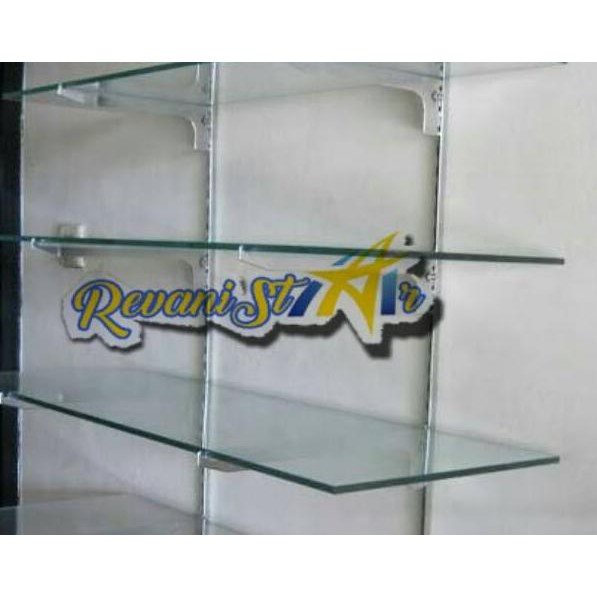 Kirim sekarang Siku rak kaca daun bracket braket penyangga rak kaca etalase FY