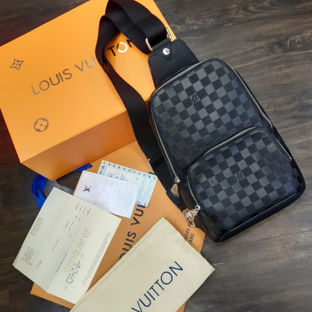 Sling bag LV avenue full set