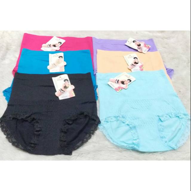 Fema Celana dalam korset/celana dalam pengecil perut/pakaian dalam perempuan/allsize muat jumbo