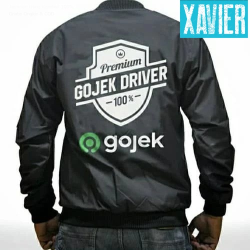 Jaket Bomber Distro PREMiUM Gojek polos custom indonesia  keren kata lucu unik  dewasa COD atasan co