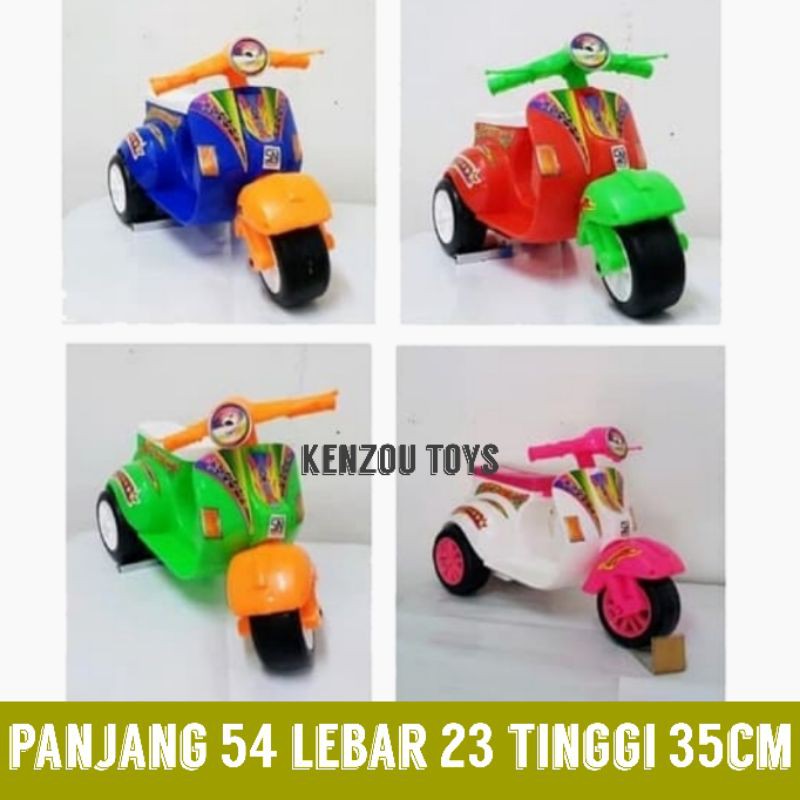 mainan vespa kecil anak taril dorong