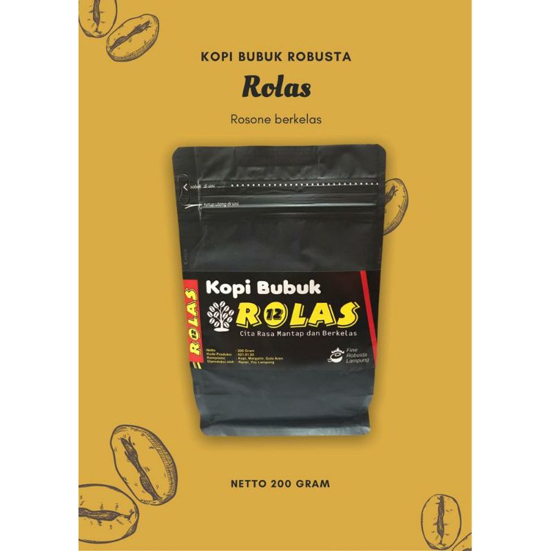 

Kopi Bubuk ROBUSTA asli dari biji kopi asal Lampung