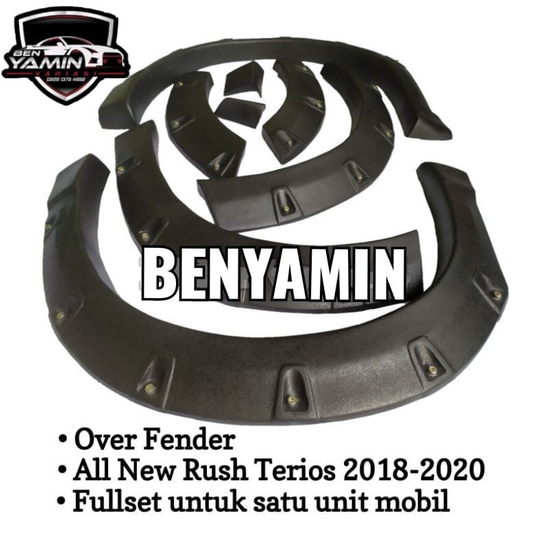 OVER FENDER ALL NEW RUSH TERIOS 2018-2020