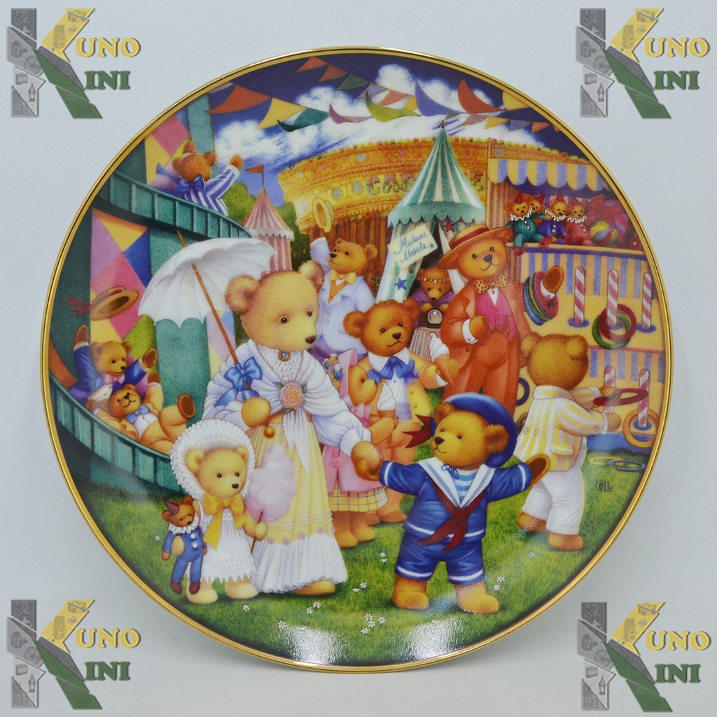 PAJANGAN PIRING TEDDY BEAR FAIR.