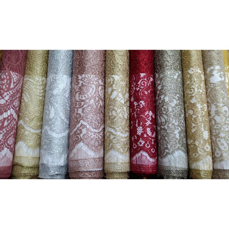 Brukat Semi Francis/brukat panel/Harga per 2.5 mtr