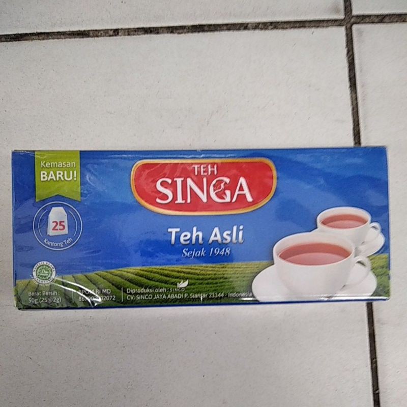 SINGA TEH CELUP 25 GR