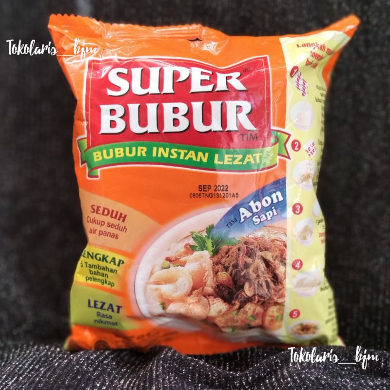 

Bubur Instan Super Bubur Lezat Rasa Abon Sapi