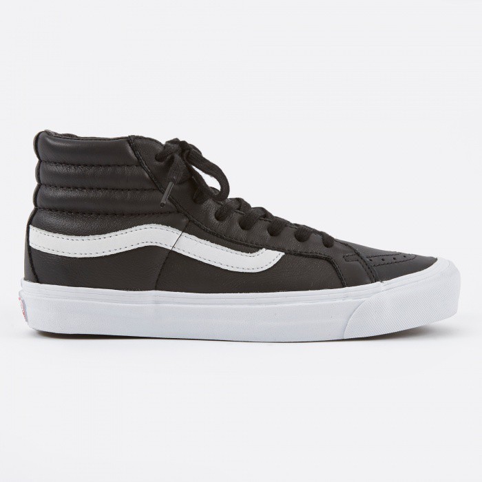 Vans Vault OG Leather SK8 Hi LX Black White Original