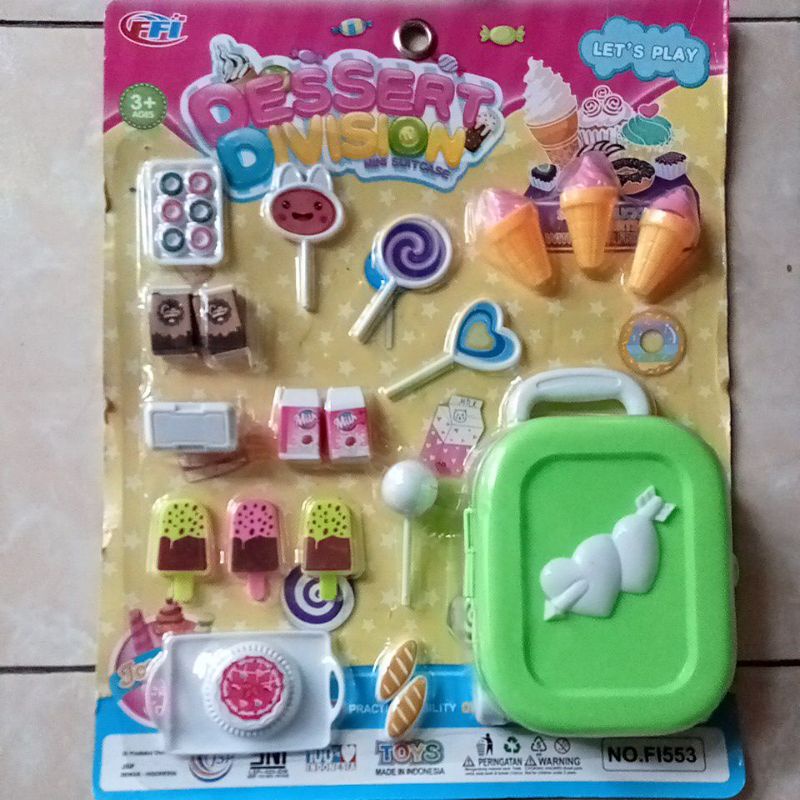 FI 553 - Mainan Koper Case Ice cream FI553