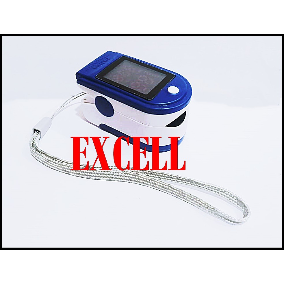 Oximeter oxymeter fingertip pulse LCD alat pengukur oxygen dan detak jantung