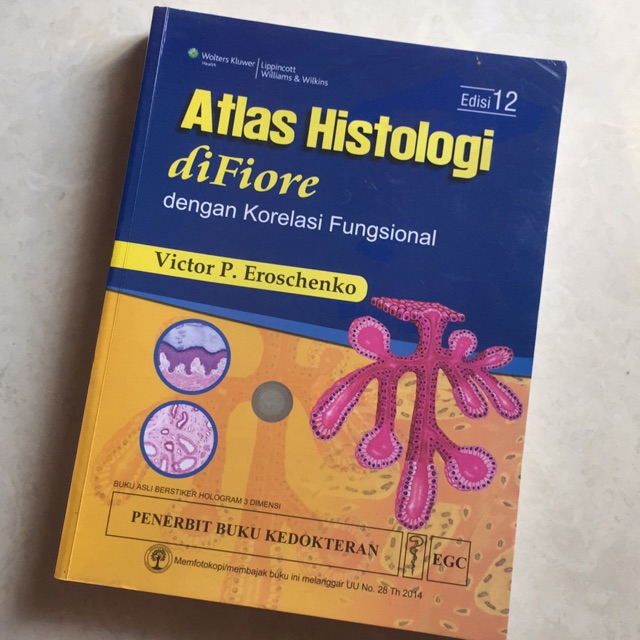 Buku kedokteran / atlas histologi diFiore ed.12