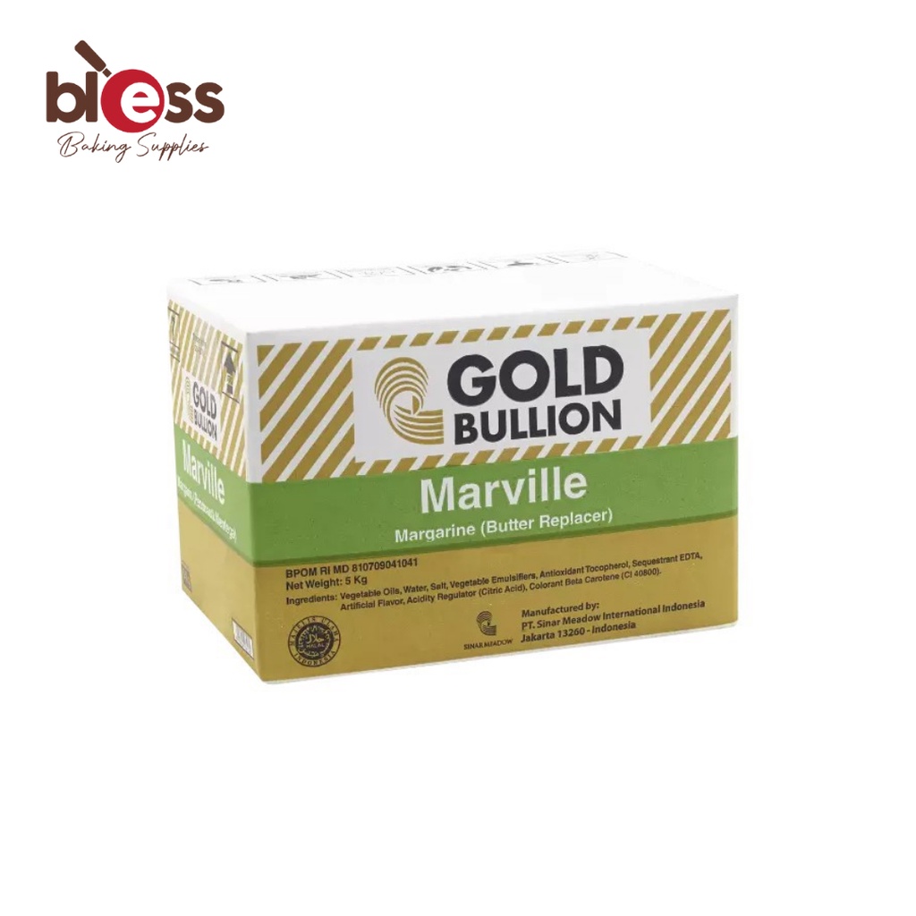 Marville Gold Bullion 15 Kg / Margarin / Butter Replacer /