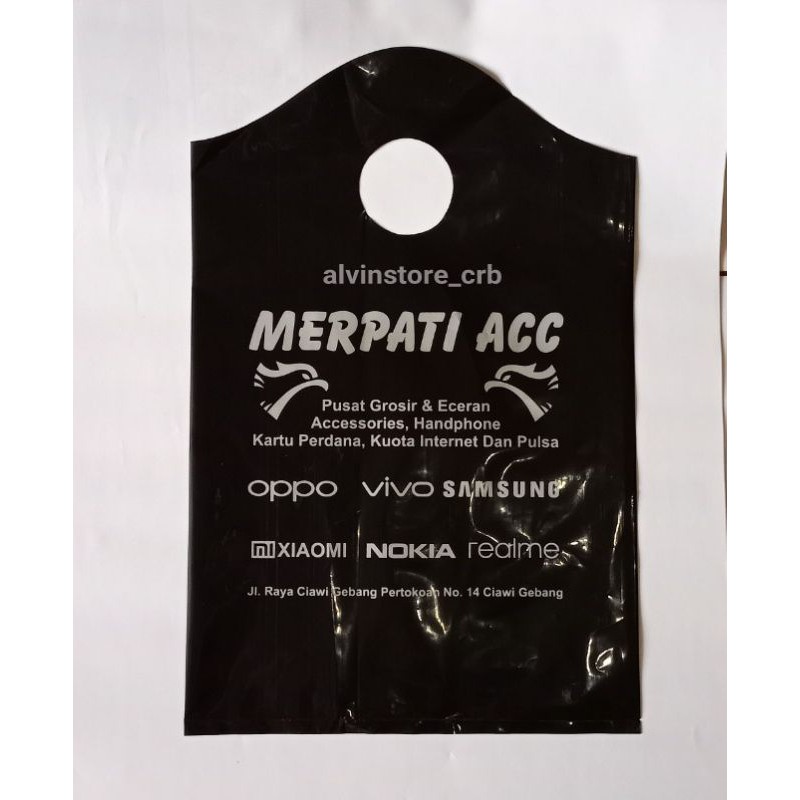 

Plastik PE Gunung uk. 25x35 + sablon